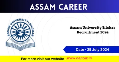 assam career   assam university silchar recruitment 2024