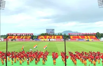 assam  kokrajhar decked up for opening ceremony  inaugural match of durand cup