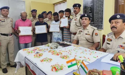 tripura police seize drugs worth rs 1 5 crore in multiple raids  six arrested