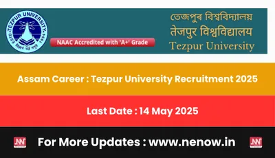 assam career   tezpur university recruitment 2025