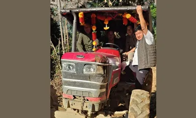 arunachal  43 km jido–palling pmgsy road inspected  completion set for march 2026