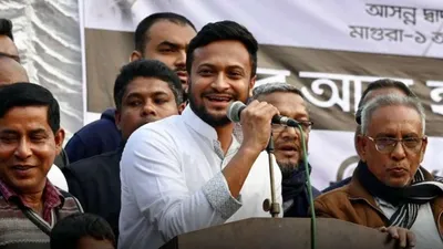 bangladesh  shakib al hasan courts controversy again  brutally slaps fan  video sends shockwaves