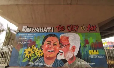 guwahati s art walls  where street murals meet political graffiti