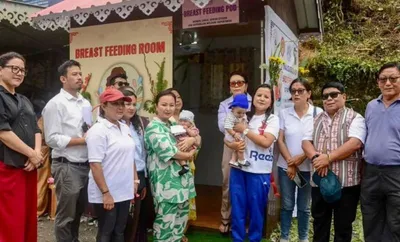 sikkim launches breastfeeding pods in public spaces to support lactating mothers