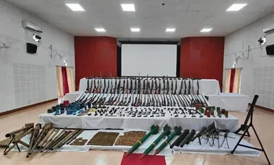 manipur   245 weapons  2 377 rounds of ammunition recovered in 3 days