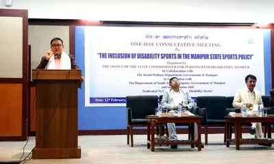 manipur  meet urges inclusion of disability sports in policy