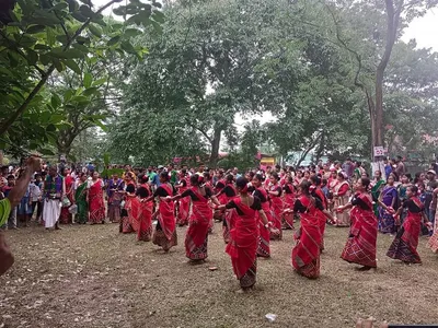 assam  three day long phato bihu celebration concludes in dhakuakhana
