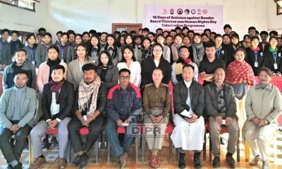 nagaland  meluri observes human rights day  concludes 16 days of activism