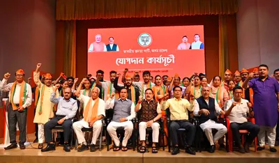 assam  aap s guwahati  councillor  cmss leader join bjp