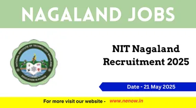 nagaland jobs   nit nagaland recruitment 2025
