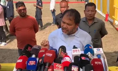 assam  akhil gogoi criticises cm s sivasagar visit  raises development and election challenges