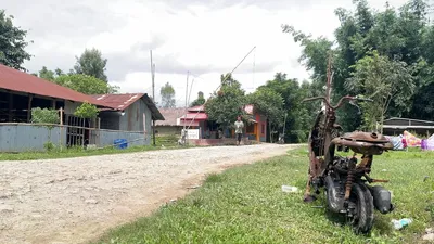 manipur violence  back to village  but uneasy calm still grips phougakchao