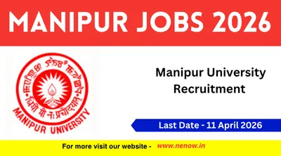 manipur jobs 2026   manipur university recruitment
