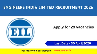 engineers india limited recruitment 2026   apply for 29 vacancies