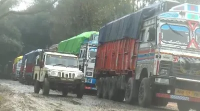 assam  police seize 4 trucks on nh 315  illegal mining network exposed