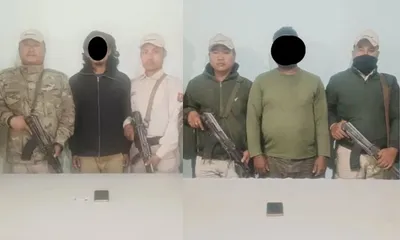 manipur  two insurgents arrested for crimes against women  threatening truckers on nh 37