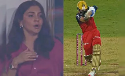 anushka sharma’s concern goes viral after virat kohli hit on helmet during ipl