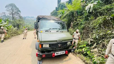 armed militants attack assam rifles vehicle in tinsukia