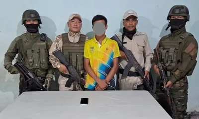 kcp pwg cadre involved in extortion arrested in manipur