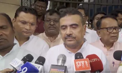 bjp’s suvendu adhikari slams mahua moitra over ‘tulsi mala’ remark in west bengal