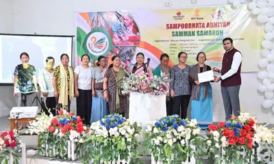 manipur  lamka south block in churachandpur achieves 100  saturation in key development indicators