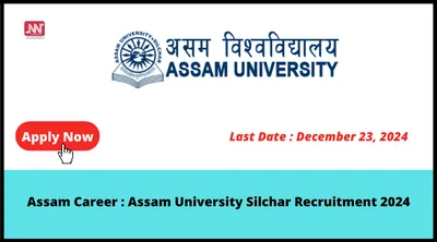 assam career   assam university silchar recruitment 2024