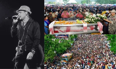 zubeen garg’s funeral draws record crowd in guwahati  enters limca book of records