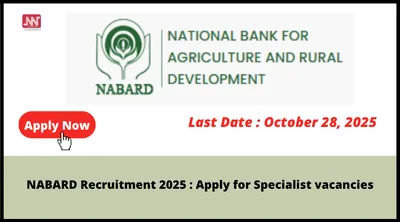nabard recruitment 2025   apply for specialist vacancies
