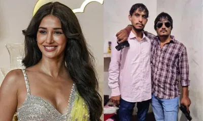 disha patani house firing  two shooters killed in ghaziabad encounter
