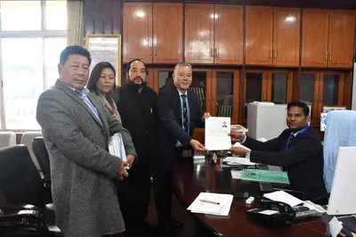 ndpp  cong candidates file papers for ls poll in nagaland