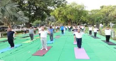 northeast  mdoner hosts countdown to international day of yoga in delhi