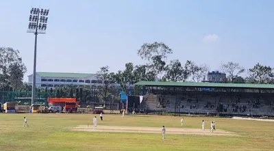 assam suffers batting collapse as andhra dominates in ranji trophy match