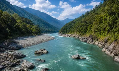 arunachal  over 24 houses damaged as siang dam row sparks fresh unrest