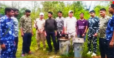 stolen electric transformer recovered during combing operation in manipur