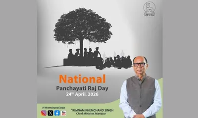 manipur cm pledges early panchayat polls on panchayati raj day following hc order