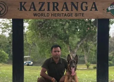 assam  jubi  kaziranga’s k9 sniffer dog passes away after years of service