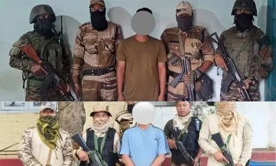 manipur  security forces arrest rpf pla  kcp n cadres and extortionists in joint operations