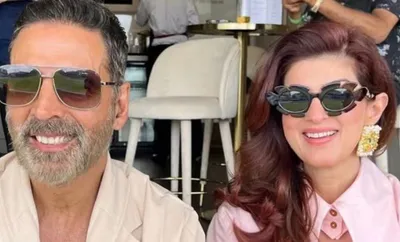 akshay kumar and twinkle khanna attend india vs england test match at lord’s in london