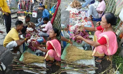 sharad purnima  upper assam devotees celebrate lakhi puja with moonlit rituals