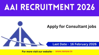 aai recruitment 2026   apply for consultant jobs
