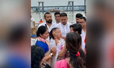 assam  zubeen garg’s ashes immersed in brahmaputra river