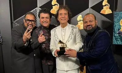 shankar mahadevan’s band shakti bags ‘best global music album’ at grammy awards