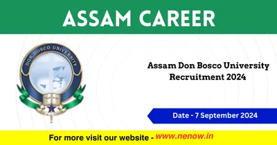 assam career   assam don bosco university recruitment 2024