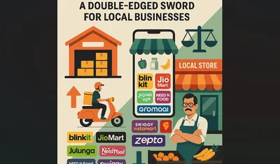 quick commerce boom in guwahati  a double edged sword for local businesses