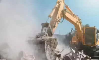 ghadc demolishes six illegal houses near assam meghalaya border