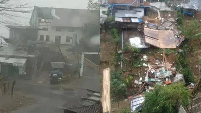 massive storm hit several parts of mizoram on easter