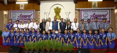 36 scouts and guides get governor’s award in nagaland