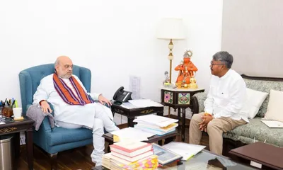manipur minister govindas konthoujam meets amit shah to review law and order situation
