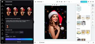 improve lighting context with ai background generator features