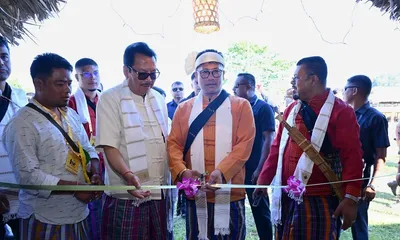 assam minister pijush hazarika attends poi pee mau tai festival in arunachal pradesh